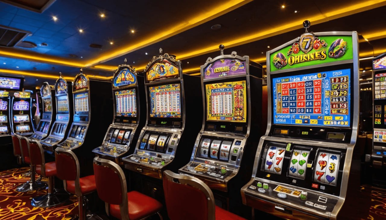 Antarmuka permainan Relax Gaming menunjukkan gulungan, taruhan, dan tombol putar